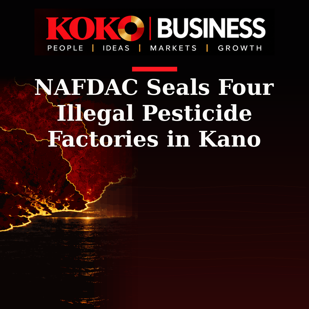 KOKO Business | People, Ideas, Markets, Growth | NAFDAC Seals Four Illegal Pesticide Factories in Kano
