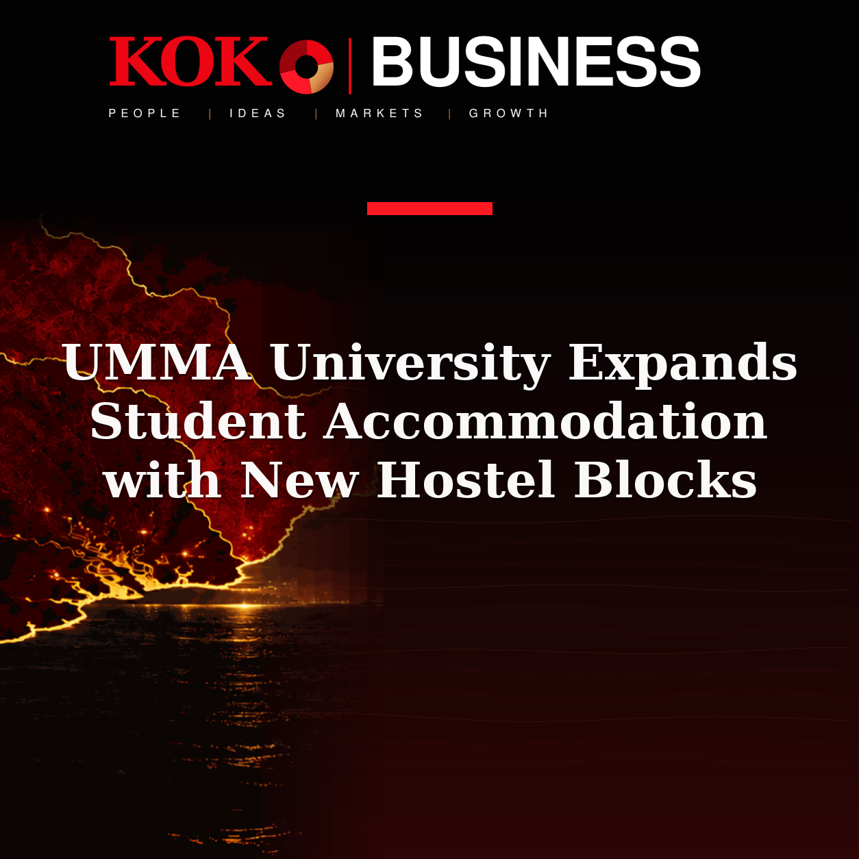 KOKO Business | People, Ideas, Markets, Growth | UMMA University Expands Student Accommodation with New Hostel Blocks