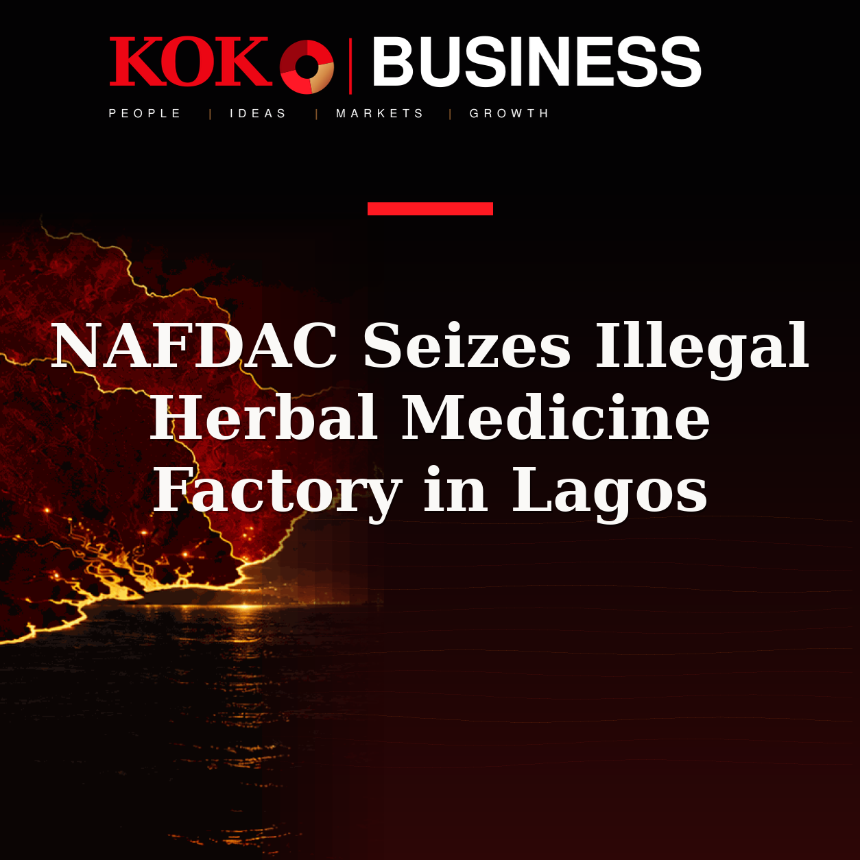 KOKO Business | People, Ideas, Markets, Growth | NAFDAC Seizes Illegal Herbal Medicine Factory in Lagos