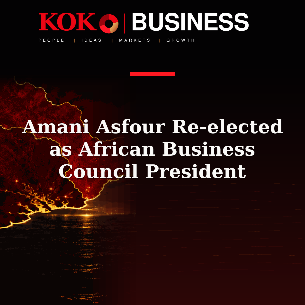 KOKO Business | People, Ideas, Markets, Growth | Amani Asfour Re-elected as African Business Council President