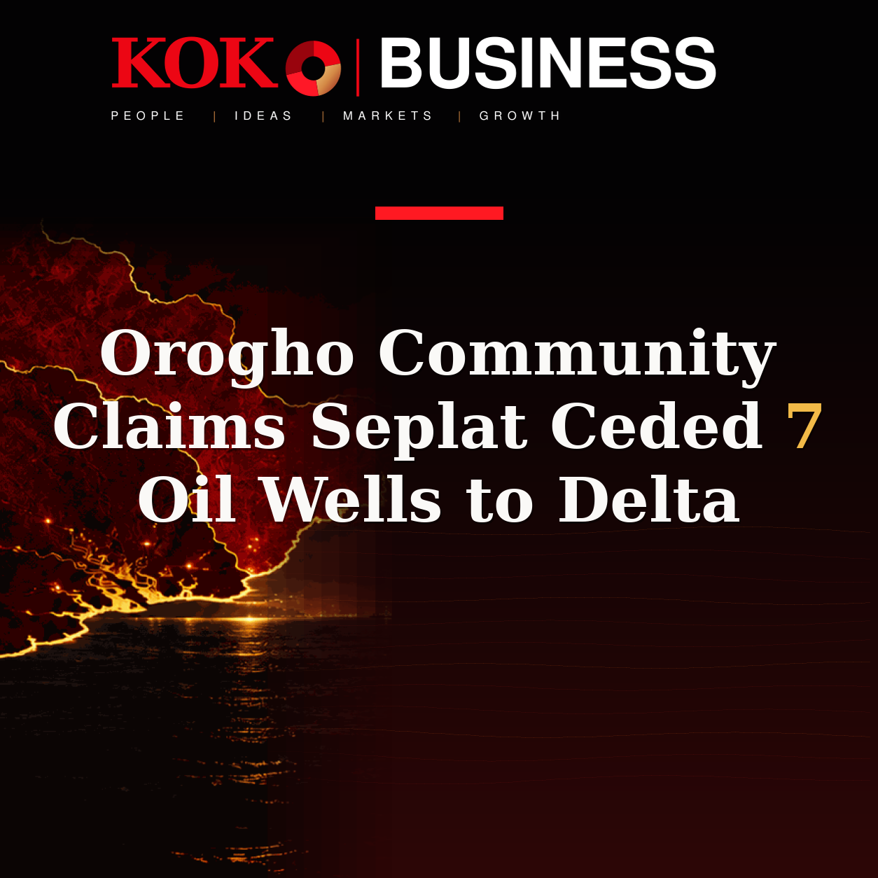KOKO Business | People, Ideas, Markets, Growth | Orogho Community Claims Seplat Ceded 7 Oil Wells to Delta