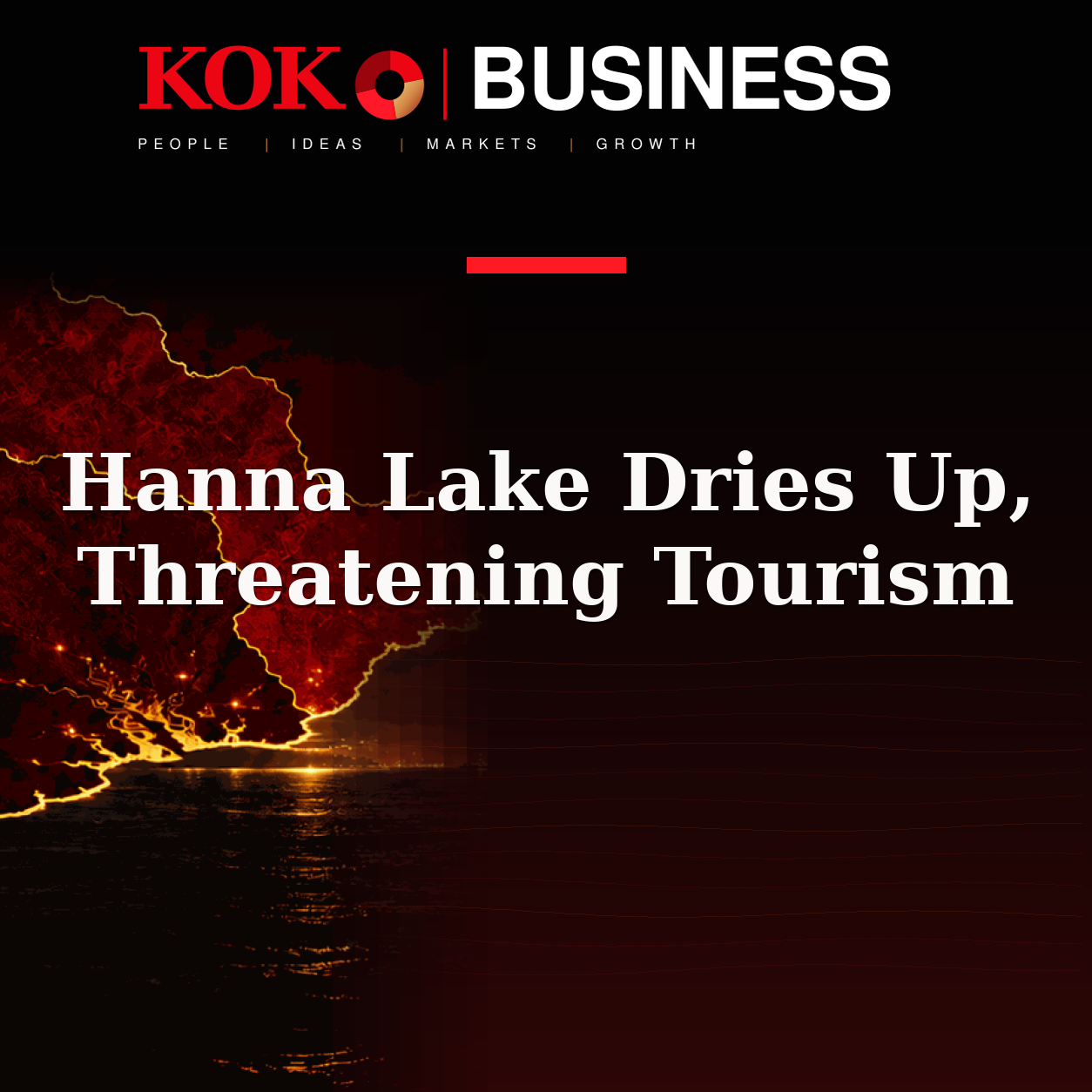 KOKO Business | People, Ideas, Markets, Growth | Hanna Lake Dries Up, Threatening Tourism