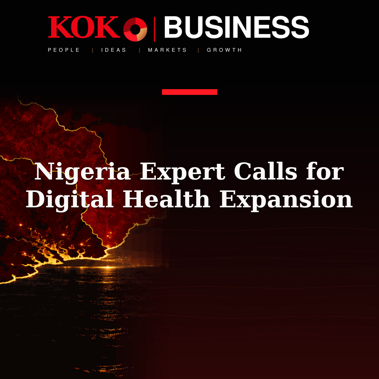 KOKO Business | People, Ideas, Markets, Growth | Nigeria Expert Calls for Digital Health Expansion