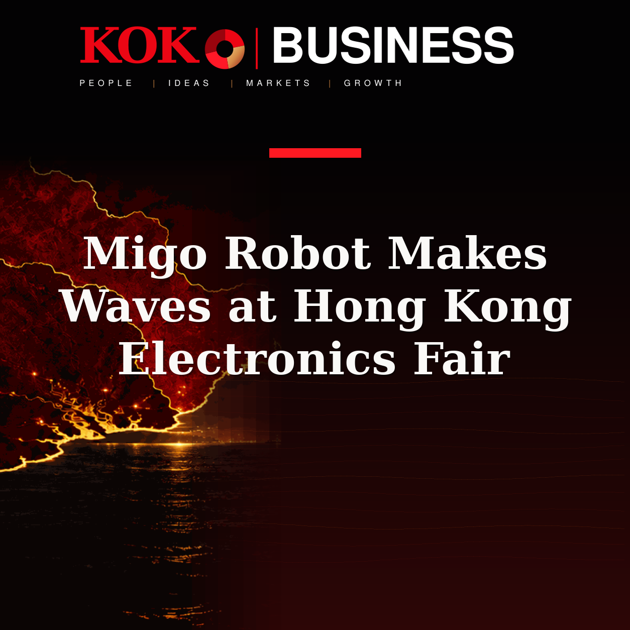 KOKO Business | People, Ideas, Markets, Growth | Migo Robot Makes Waves at Hong Kong Electronics Fair