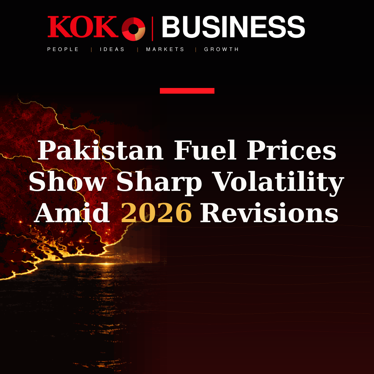 KOKO Business | People, Ideas, Markets, Growth | Pakistan Fuel Prices Show Sharp Volatility Amid 2026 Revisions