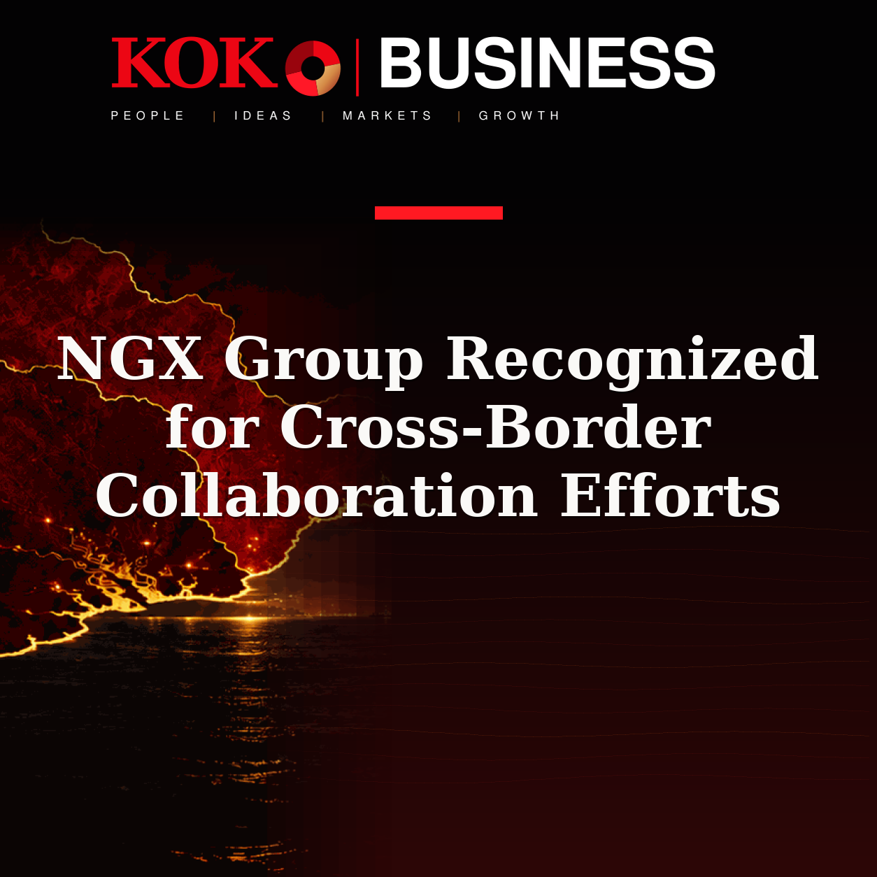KOKO Business | People, Ideas, Markets, Growth | NGX Group Recognized for Cross-Border Collaboration Efforts