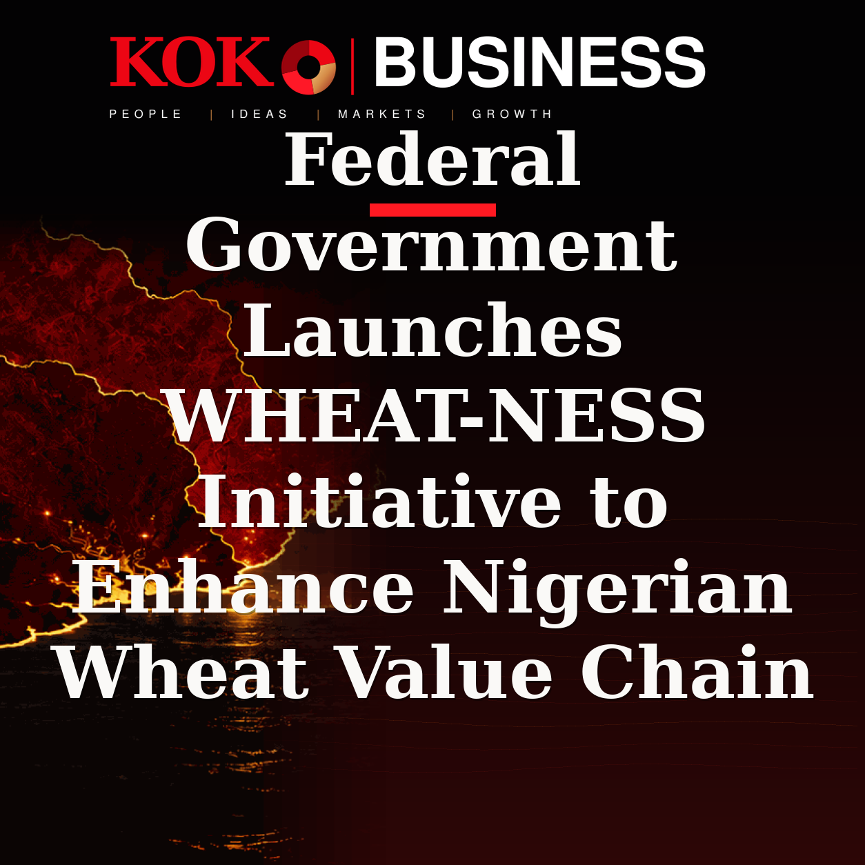 KOKO Business | People, Ideas, Markets, Growth | Federal Government Launches WHEAT-NESS Initiative to Enhance Nigerian Wheat Value Chain