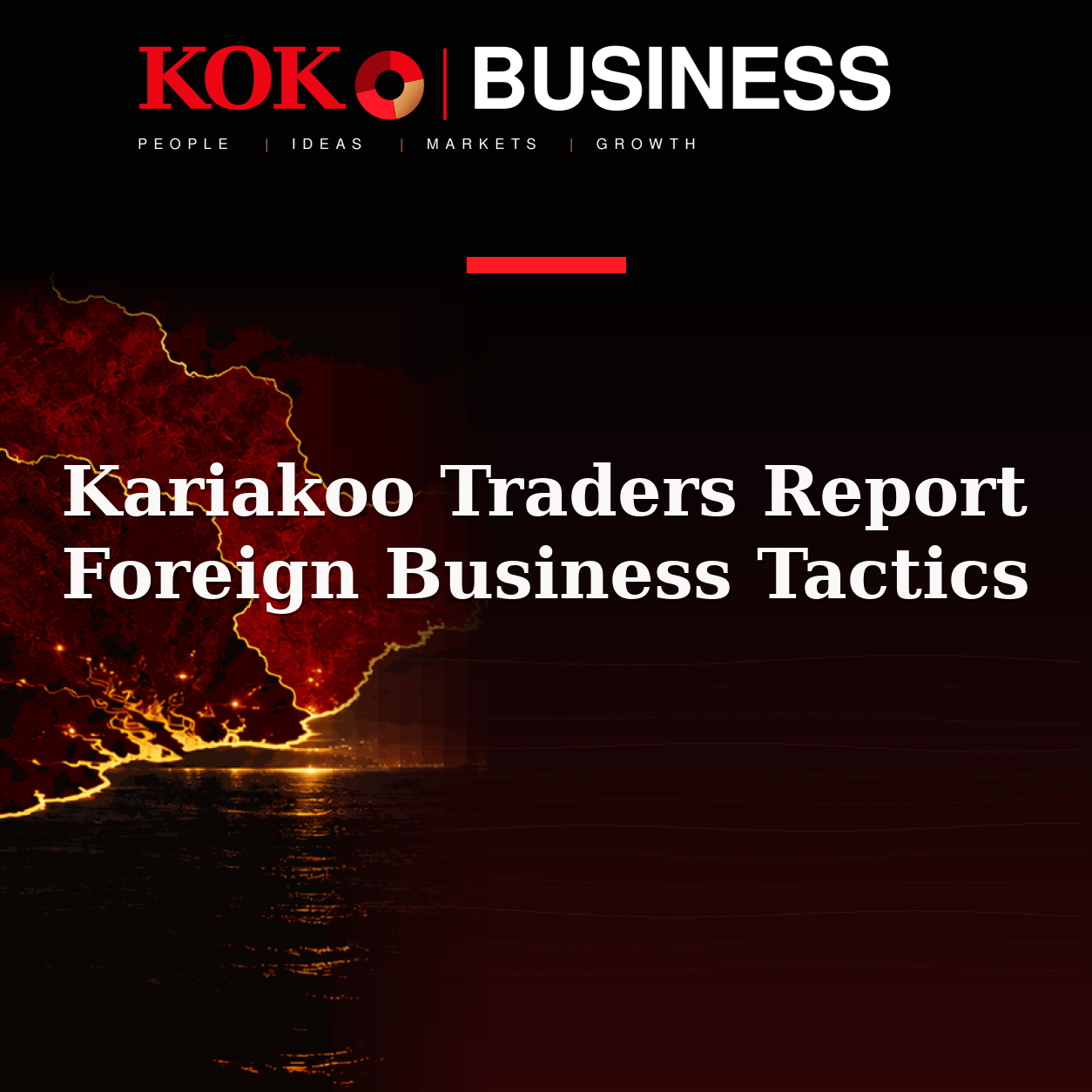KOKO Business | People, Ideas, Markets, Growth | Kariakoo Traders Report Foreign Business Tactics