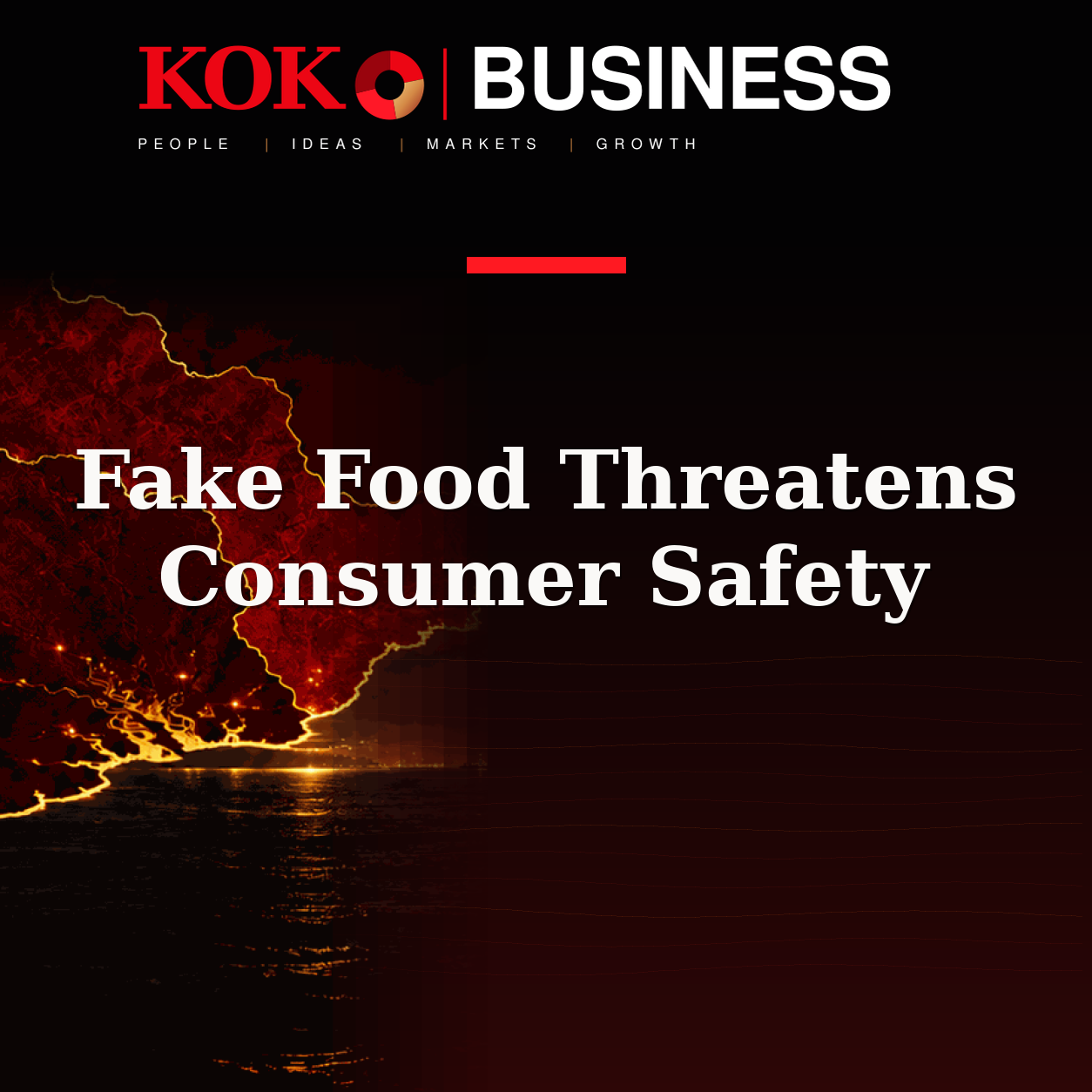 KOKO Business | People, Ideas, Markets, Growth | Fake Food Threatens Consumer Safety
