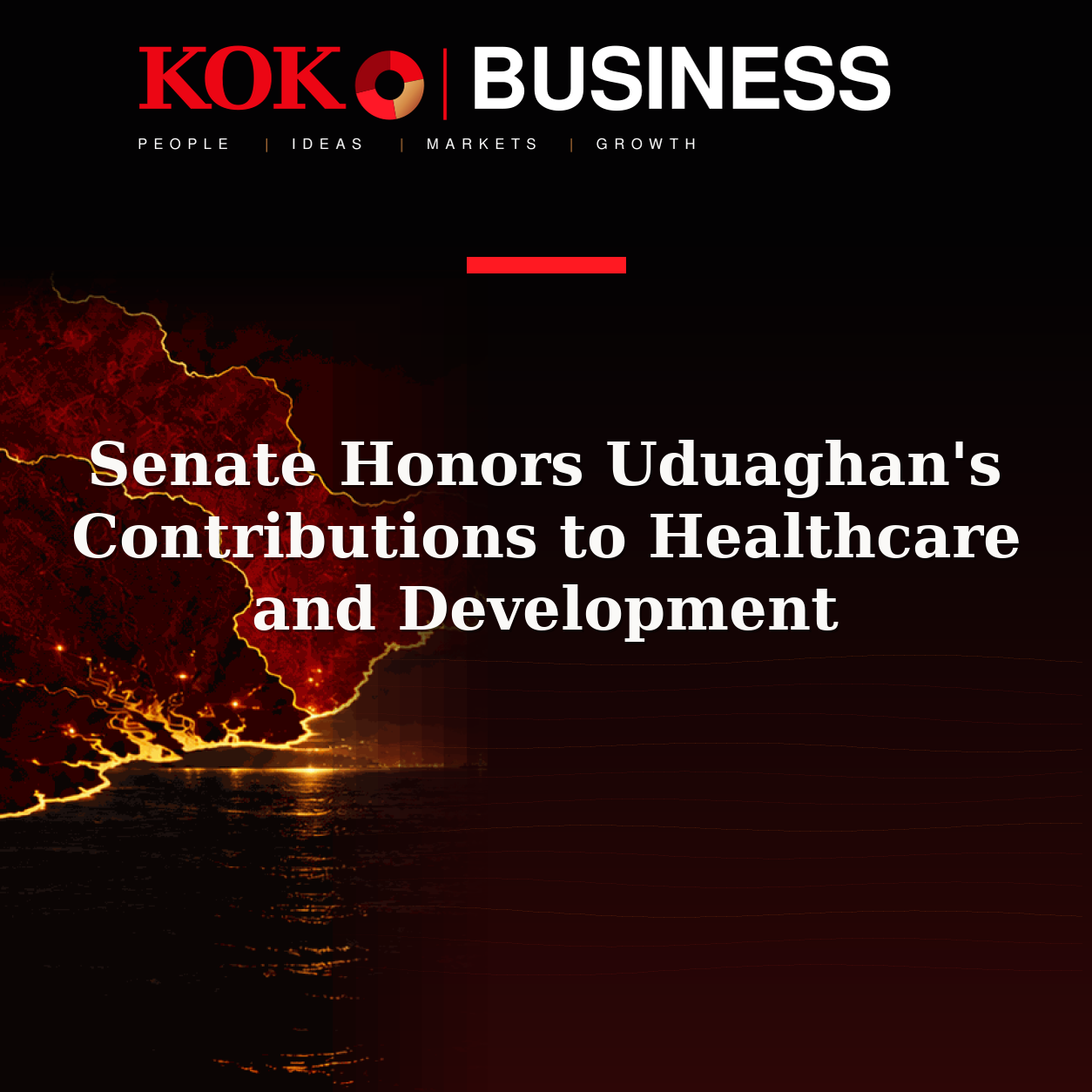 KOKO Business | People, Ideas, Markets, Growth | Senate Honors Uduaghan's Contributions to Healthcare and Development