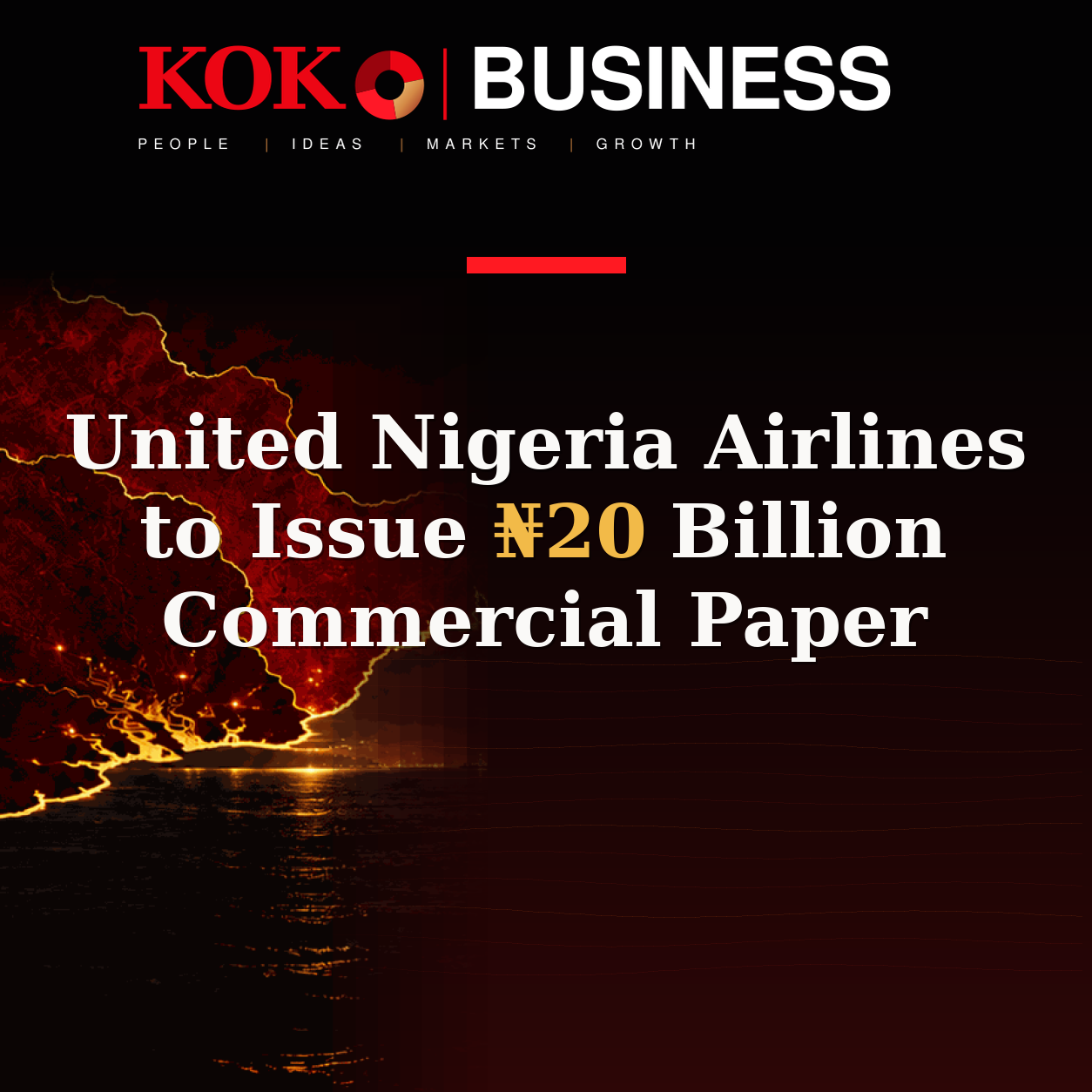 KOKO Business | People, Ideas, Markets, Growth | United Nigeria Airlines to Issue ₦20 Billion Commercial Paper