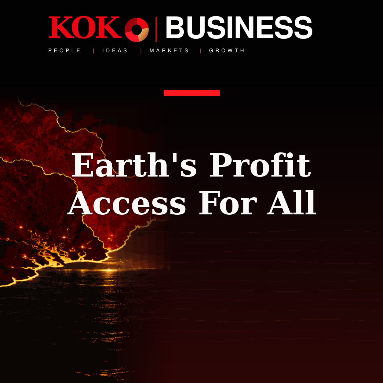 KOKO Business | People, Ideas, Markets, Growth | Earth's Profit Access For All