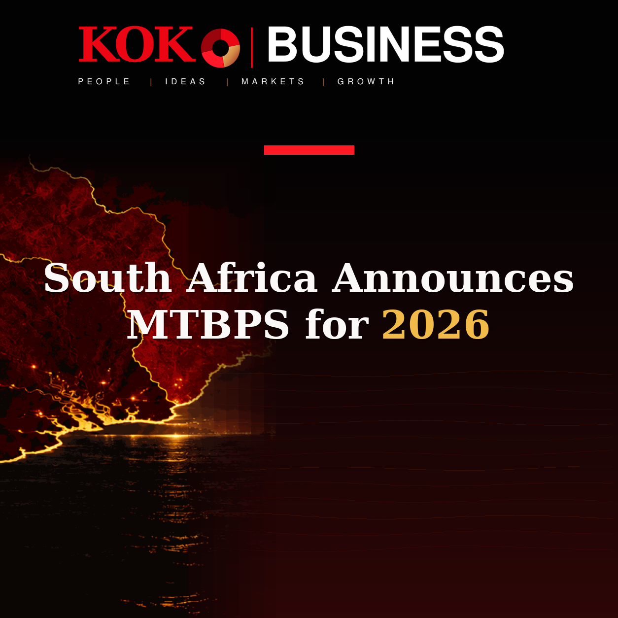 KOKO Business | People, Ideas, Markets, Growth | South Africa Announces MTBPS for 2026